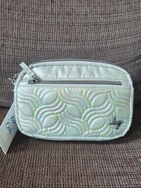 NWT Lug Super Coupe in Metallic Silver Ice Pop Stitch